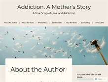 Tablet Screenshot of addictionamothersstory.com
